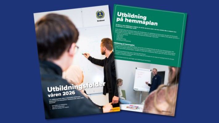 Dekorationsbild för utbildningsfoldern